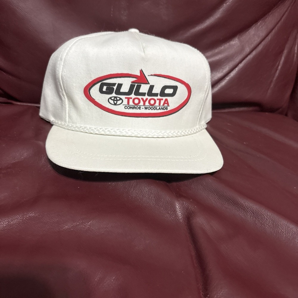 Vintage Toyota Hat Snapback 80s 90s Gullo Conroe Woodlands Dealership